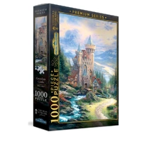 Harlington Thomas Kinkade Puzzles - Guardian Castle 1000pc