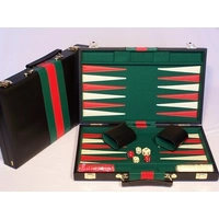 Backgammon Black vinyl case 15"