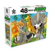 Puzzle - BMS - Wild Animals Floor Puzzle