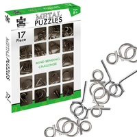Puzzle - BMS - 17 Metal Puzzles Pack