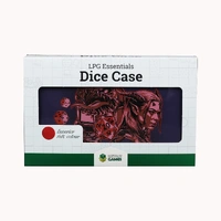 LPG Essentials Dice Case Deep Blue / Burnt Burgundy