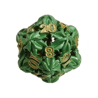 LPG Dice Leaf RPG Set Green/Gold