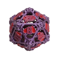 LPG Dice Heart RPG Set Purple/Red