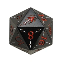 LPG Dice Rogue RPG Set Black/Red