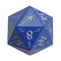 LPG Dice Rogue RPG Set Blue/Silver