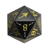 LPG Dice Rogue RPG Set Black/Yellow