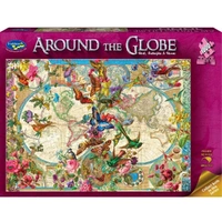 Puzzle - Holdson - Around the Globe - 1000pc Puzzle - Birds & Butterflies