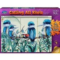 Puzzle - Holdson - Calling All Kiwis - 500XLpc Puzzle - Buzzy Bee & Friends