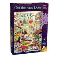 Puzzle - Holdson - Out the Back Door - Garden Shed Play - 500pc XL