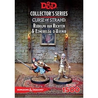 D&D Collector's Series Miniatures: Curse of Strahd – Ezmerelda D'Avenir & Rudolph Van Richten