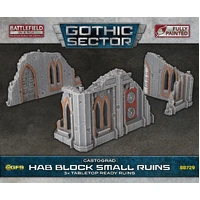 Battlefield in a Box: Gothic Sector â€“ Castograd Hab Block Small Ruins