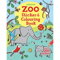 Zoo Sticker & Colouring Book