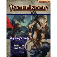 Pathfinder Second Edition: Adventure Path: Sky King’s Tomb #2 Cult of the Cave Worm