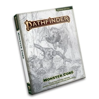 Pathfinder 2nd Edition RPG ORC: Pathfinder Monster Core - Sketch Edition