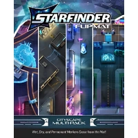 Starfinder Second Edition: Starfinder Flip-Mat: CityScape Multi-Pack