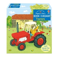 Tractors Book & 3 Jigsaws