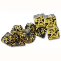 Dungeon Crawl Classics - DCC RPG Dice - Terracotta Grecian Vase Dice - Traditional 9-set