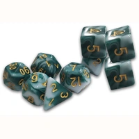 Dungeon Crawl Classics - DCC RPG Dice - Thracian Smoky Sacrifice Dice Set - Traditional 9-set