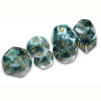 Dungeon Crawl Classics - DCC RPG Dice - Thracian Smoky Sacrifice Dice Set - DCC Funky 7