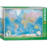 Puzzle - Map Of The World 2000pc