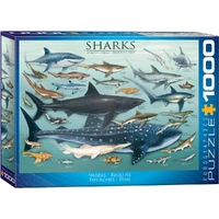Puzzle - Sharks 1000pc