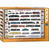Puzzle - History Of Trains 1000pc