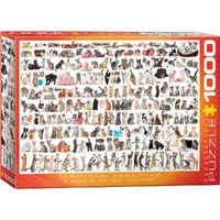 Puzzle - World Of Cats 1000pc