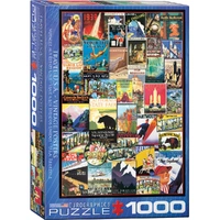 Puzzle - Vintage Ads Travel Usa 1000pc