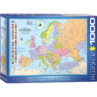 Puzzle - Map Of Europe 1000pc