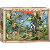 Puzzle - Garden Birds; Jardin 1000pc