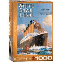 Puzzle - Titanic White Star Line 1000pc