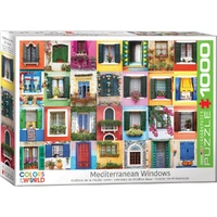 Puzzle - Mediterranean Windows 1000pc
