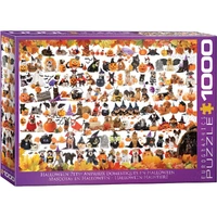 Puzzle - Halloween Pets 1000pcs