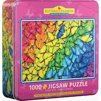 Puzzle - Butterfly Rainbow 1000pc *Tin*