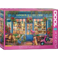 Puzzle - Books & Coffee 1000pc