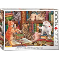 Puzzle - Library Kittens 1000pc