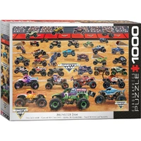 Puzzle - Monster Jam Truck Lineup 1000P