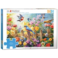 Puzzle - Connecting pcs Gdn;Birds;24pc