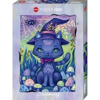 Puzzle - Dreaming Witch Cat 1000Pc