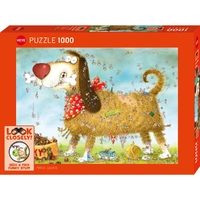Puzzle - Look Closely;At The Dog 1000Pc