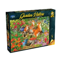 Puzzle - Garden Visitors Foxes 1000Pc