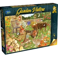 Puzzle - Garden Visitors Rabbits 1000Pc